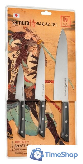 Набор ножей Samura Harakiri SHR-0220B - Изображение №9 — Интернет-магазин Time-Shop