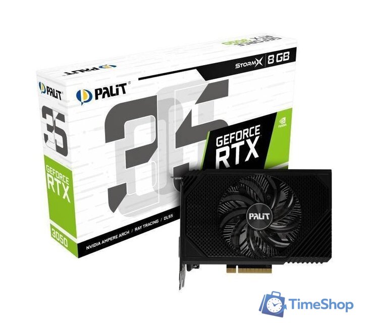 Видеокарта Palit GeForce RTX 3050 StormX NE63050018P1-1070F - Изображение №4 — Интернет-магазин Time-Shop