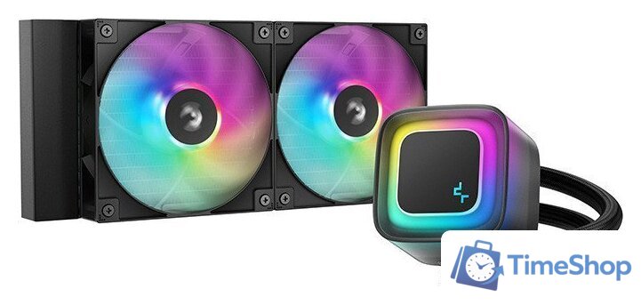 Система жидкостного охлаждения для процессора DeepCool LE240 V2 R-LE240-BKAMMC-G-2 - Изображение №1 — Интернет-магазин Time-Shop