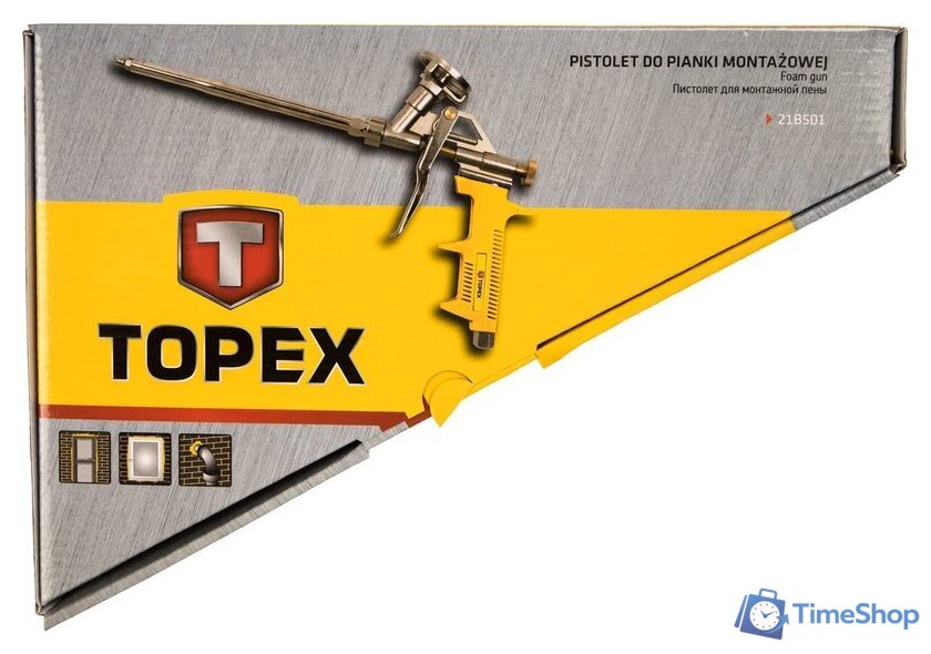 Пистолет для монтажной пены TOPEX 21B501 - Изображение №4 — Интернет-магазин Time-Shop