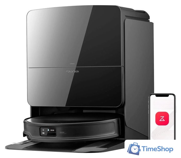 Робот-пылесос Roborock Saros 10R S91COP S10R52-02 (с русской озвучкой, черный) - Изображение №1 — Интернет-магазин Time-Shop