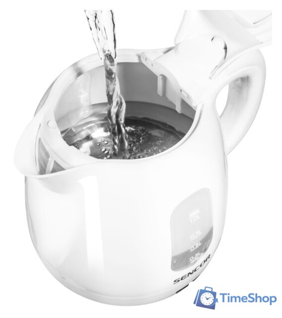 Электрический чайник Sencor SWK 1010WH - Изображение №8 — Интернет-магазин Time-Shop