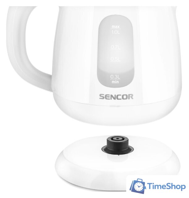 Электрический чайник Sencor SWK 1010WH - Изображение №4 — Интернет-магазин Time-Shop