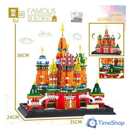 Конструктор Zhe Gao Creator Classic QL0961 Собор Василия Блаженного - Изображение №3 — Интернет-магазин Time-Shop