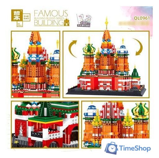 Конструктор Zhe Gao Creator Classic QL0961 Собор Василия Блаженного - Изображение №4 — Интернет-магазин Time-Shop