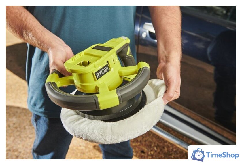 Полировальная машина Ryobi RBP18250-0 5133005541 (без АКБ) - Изображение №7 — Интернет-магазин Time-Shop