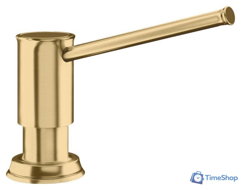 Дозатор для моющего средства Blanco Livia (сатин золотой) - Изображение №1 — Интернет-магазин Time-Shop