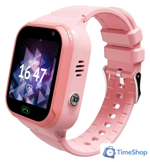 Детские умные часы Aimoto Omega 4G (розовый) - Изображение №1 — Интернет-магазин Time-Shop