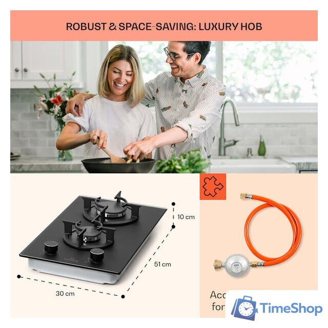 Варочная панель Klarstein Firetale 2 (черный) - Изображение №2 — Интернет-магазин Time-Shop