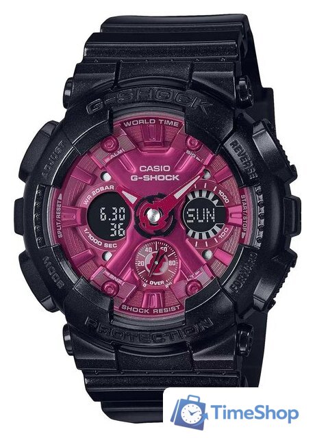 Наручные часы Casio GMA-S120RB-1A - Изображение №1 — Интернет-магазин Time-Shop