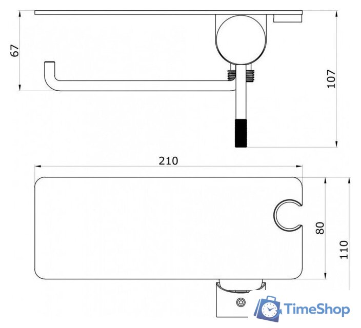 Гигиенический душ Vieir V403052 - Изображение №2 — Интернет-магазин Time-Shop