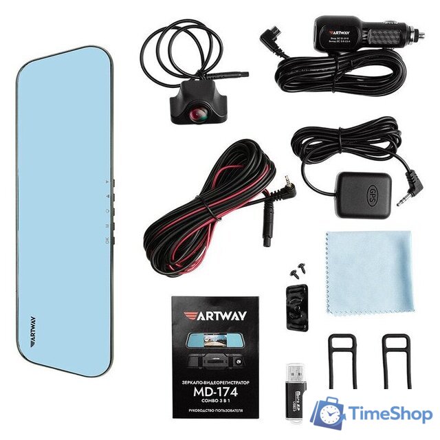 Видеорегистратор-радар детектор-GPS информатор (3в1) Artway MD-174 - Изображение №3 — Интернет-магазин Time-Shop