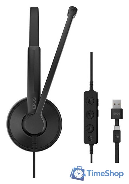 Офисная гарнитура Epos Impact 100 MS Mono USB-C+A - Изображение №6 — Интернет-магазин Time-Shop