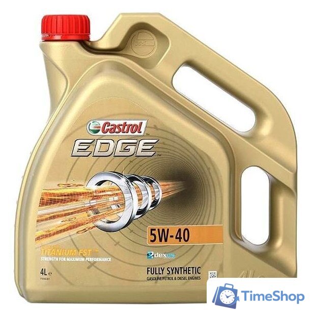 Моторное масло Castrol EDGE 5W-40 4л - Изображение №1 — Интернет-магазин Time-Shop