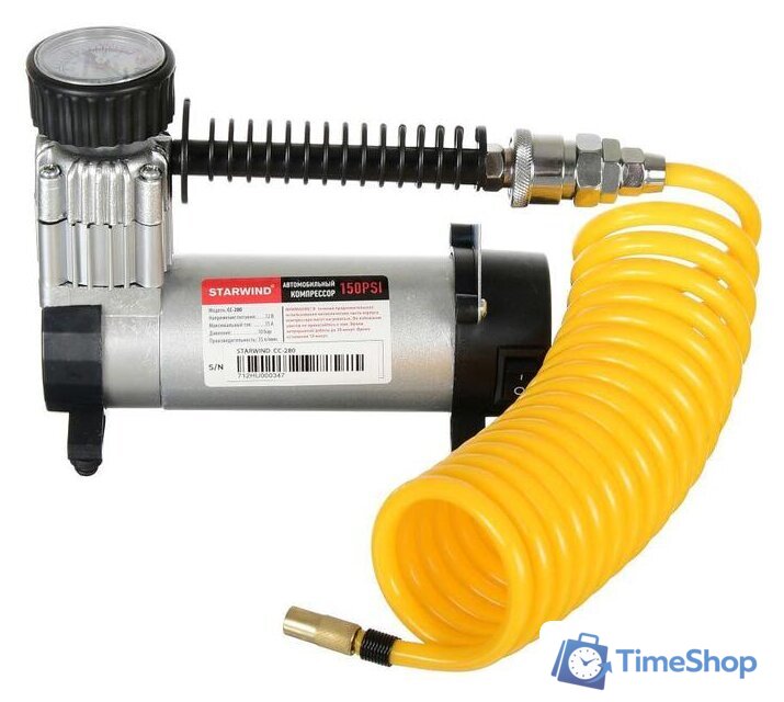 Автомобильный компрессор StarWind CC-280 - Изображение №1 — Интернет-магазин Time-Shop