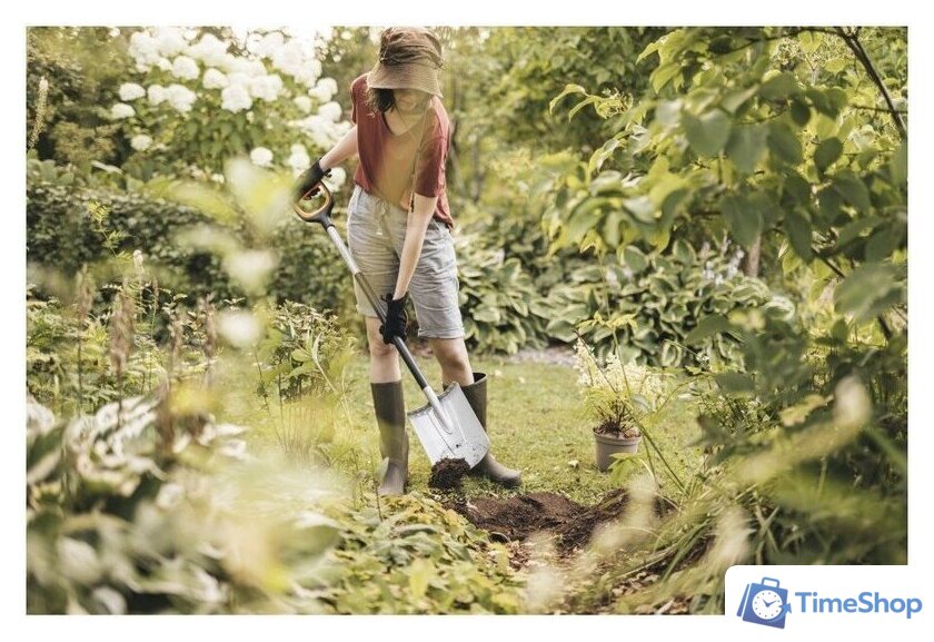 Лопата штыковая прямая Fiskars 1066730 - Изображение №10 — Интернет-магазин Time-Shop