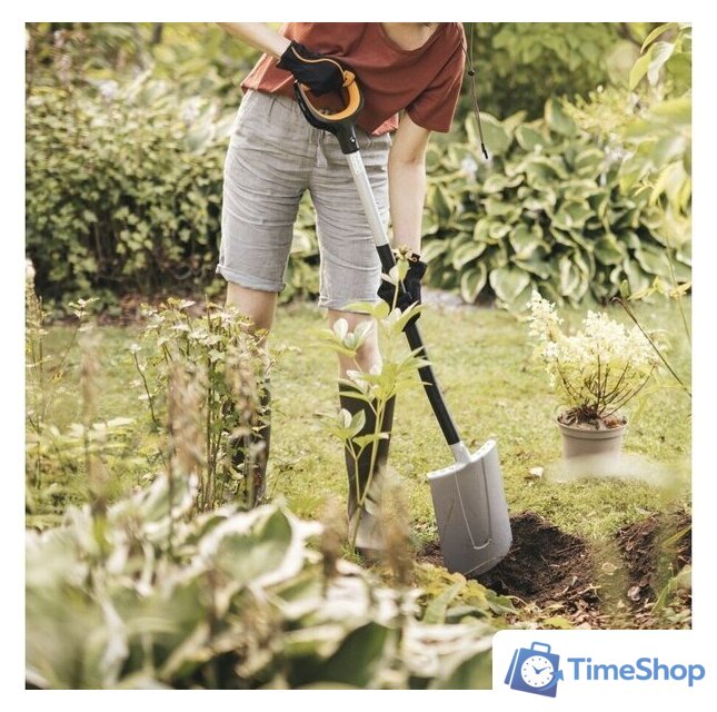 Лопата штыковая прямая Fiskars 1066730 - Изображение №8 — Интернет-магазин Time-Shop