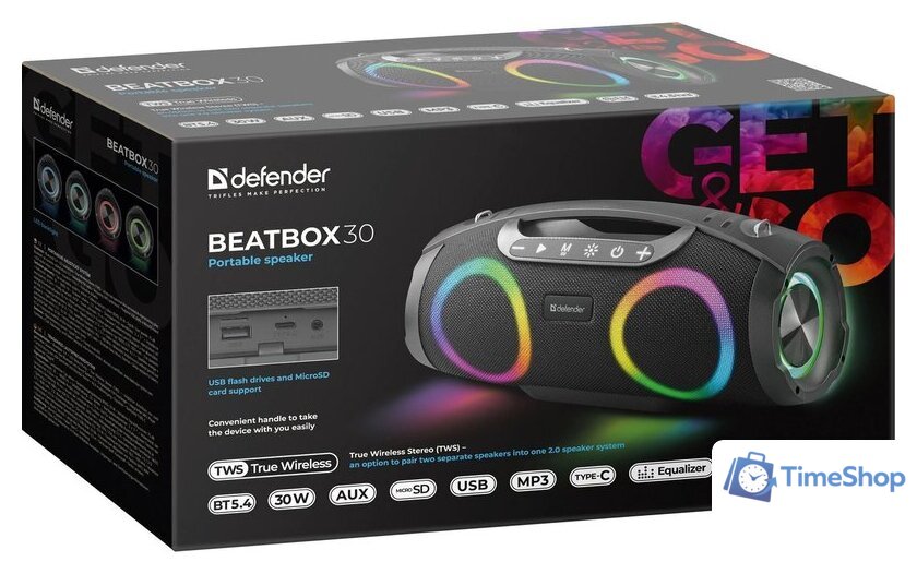 Беспроводная колонка Defender Beatbox 30 - Изображение №11 — Интернет-магазин Time-Shop