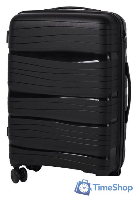 Чемодан-спиннер Pride PP9802 (S, черный) - Изображение №1 — Интернет-магазин Time-Shop