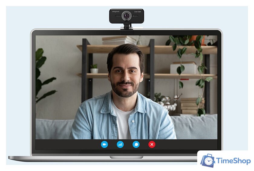 Веб-камера Creative Live! Cam Sync 1080p V2 - Изображение №9 — Интернет-магазин Time-Shop