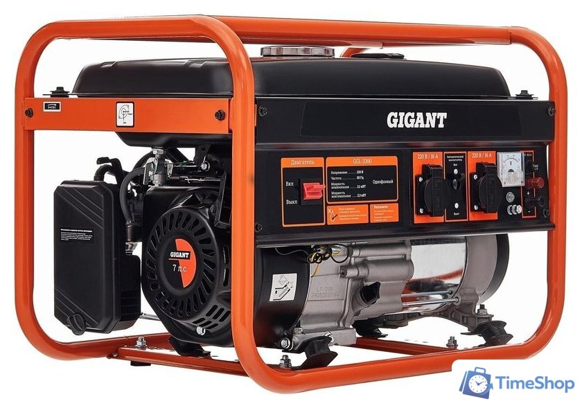Бензиновый генератор Gigant GGL-3300 - Изображение №8 — Интернет-магазин Time-Shop