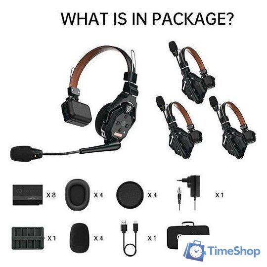 Радиосистема Hollyland Solidcom C1 Pro-4S - Изображение №18 — Интернет-магазин Time-Shop