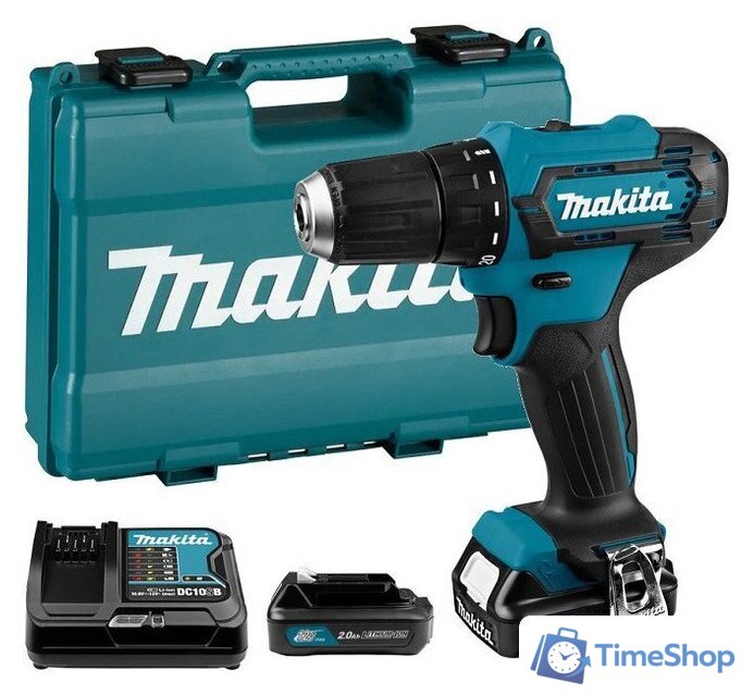Дрель-шуруповерт Makita DF333DSAE (с 2-мя АКБ, кейс) - Изображение №1 — Интернет-магазин Time-Shop