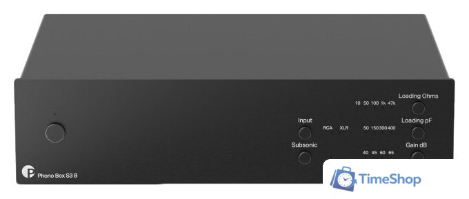 MM/MC фонокорректор Pro-Ject Phono Box S3 B (черный) - Изображение №1 — Интернет-магазин Time-Shop