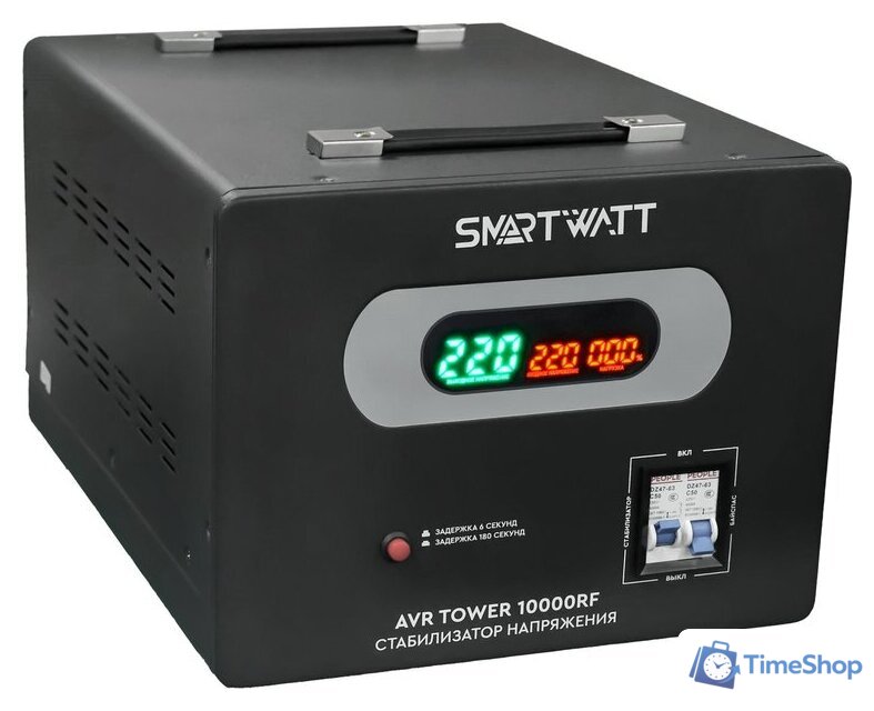 Стабилизатор напряжения SmartWatt AVR Tower 10000RF - Изображение №2 — Интернет-магазин Time-Shop