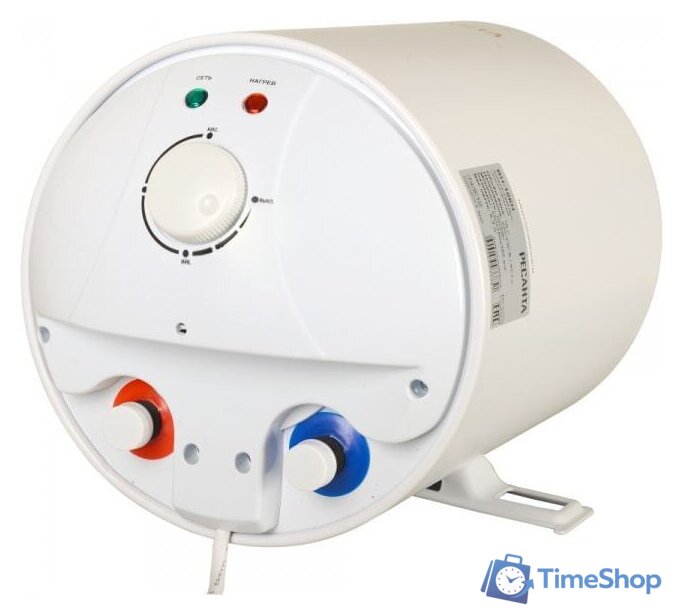 Накопительный электрический водонагреватель Ресанта ВН-10КН - Изображение №7 — Интернет-магазин Time-Shop