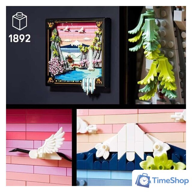 Конструктор LEGO Art 31218 Японский пейзаж с сакурой - Изображение №9 — Интернет-магазин Time-Shop