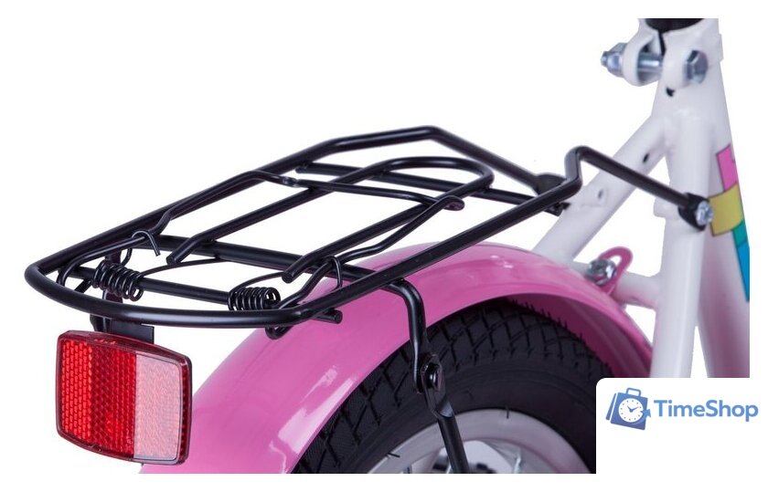 Детский велосипед Novatrack Tetris 16 2020 161TETRIS.WT20 (белый/розовый) - Изображение №7 — Интернет-магазин Time-Shop