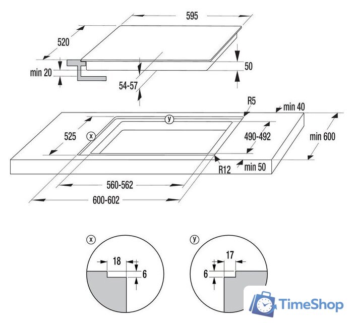 Варочная панель Gorenje ECT641BSC - Изображение №4 — Интернет-магазин Time-Shop