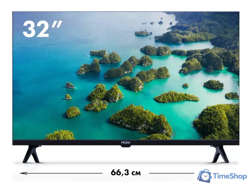 Телевизор Haier 32 Smart TV S2 - Изображение №3 — Интернет-магазин Time-Shop