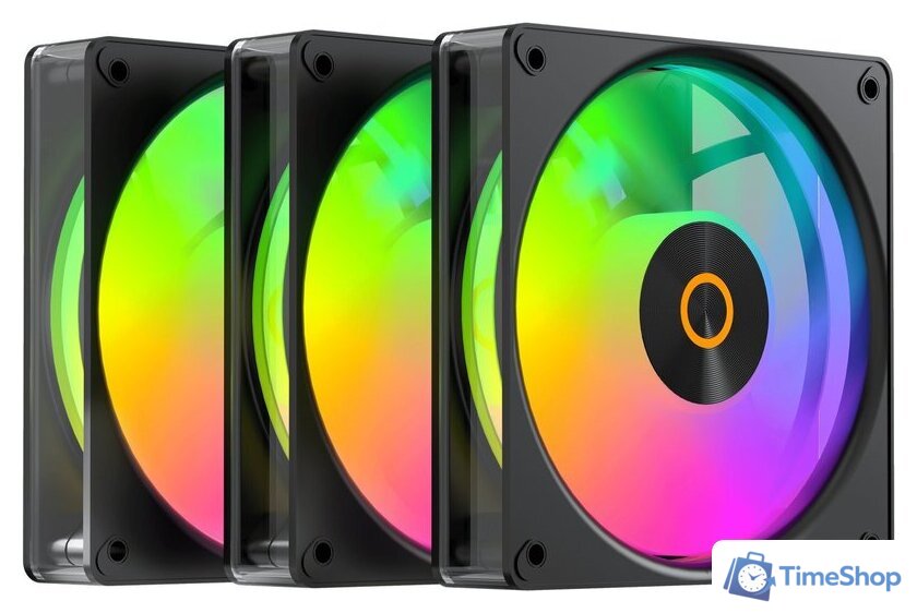 Комплект вентиляторов для корпуса Ocypus Gamma F12 Elite BK ARGB Reverse Blade 3IN1 - Изображение №1 — Интернет-магазин Time-Shop