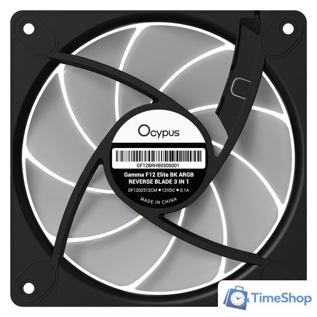 Комплект вентиляторов для корпуса Ocypus Gamma F12 Elite BK ARGB Reverse Blade 3IN1 - Изображение №7 — Интернет-магазин Time-Shop