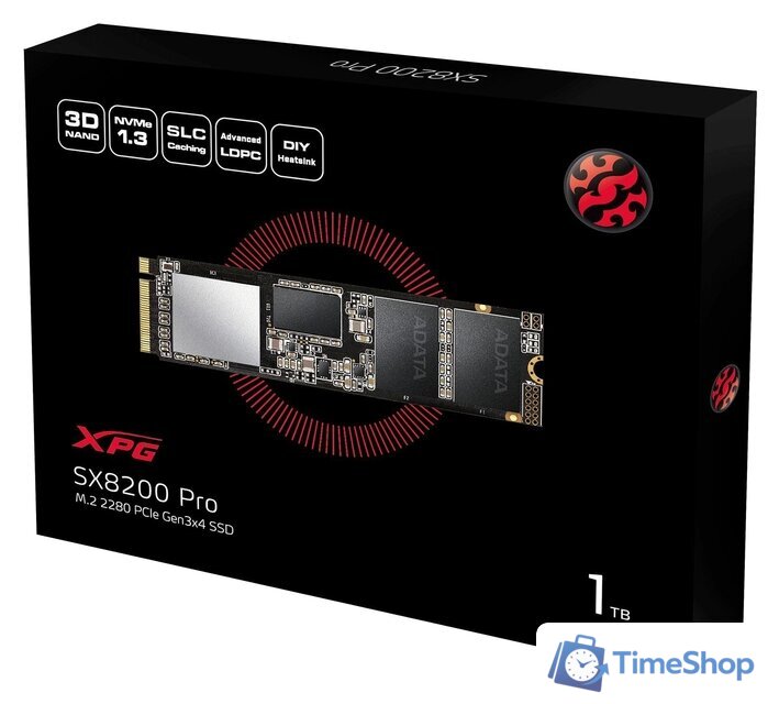 SSD ADATA XPG SX8200 Pro 1TB ASX8200PNP-1TT-C - Изображение №3 — Интернет-магазин Time-Shop