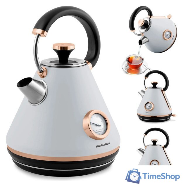 Электрический чайник Berdsen BD-701 (серый) - Изображение №1 — Интернет-магазин Time-Shop