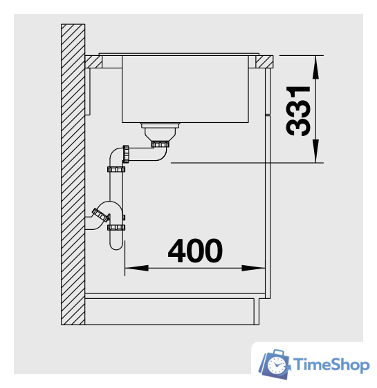 Кухонная мойка Blanco Pleon 5 525951 (черный) - Изображение №5 — Интернет-магазин Time-Shop