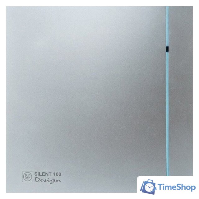 Осевой вентилятор Soler&Palau Silent-100 CHZ Silver Design - 3C 5210603600 - Изображение №1 — Интернет-магазин Time-Shop