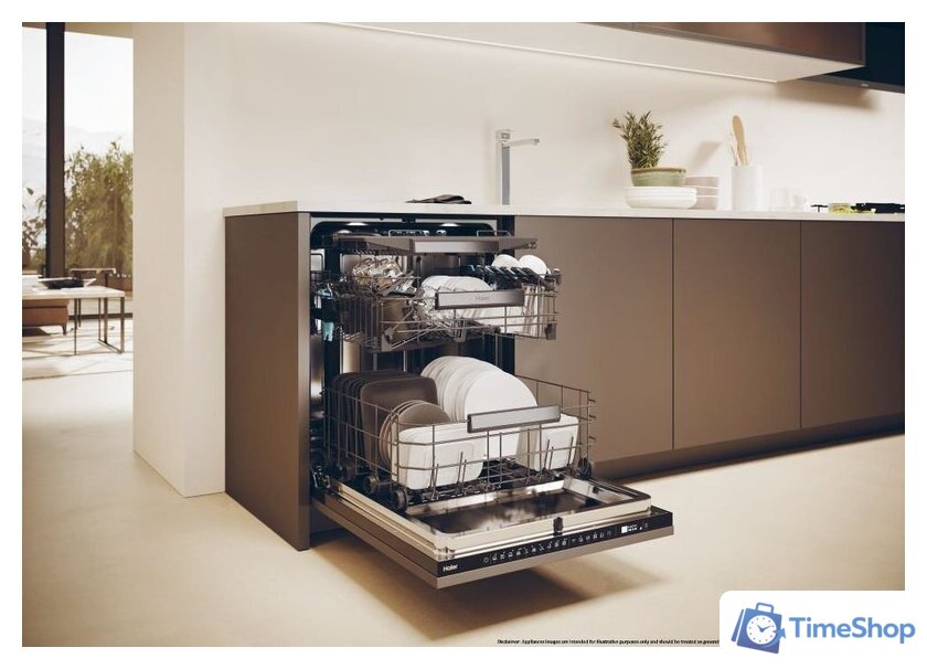 Встраиваемая посудомоечная машина Haier XI 4A4M4PB - Изображение №4 — Интернет-магазин Time-Shop
