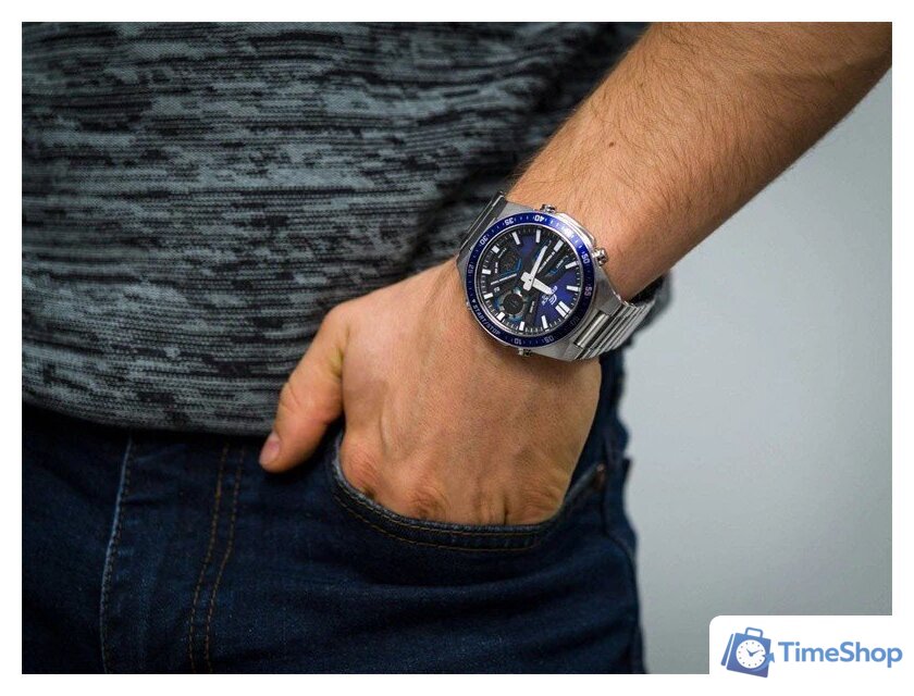 Наручные часы Casio Edifice EFV-C110D-2A - Изображение №5 — Интернет-магазин Time-Shop