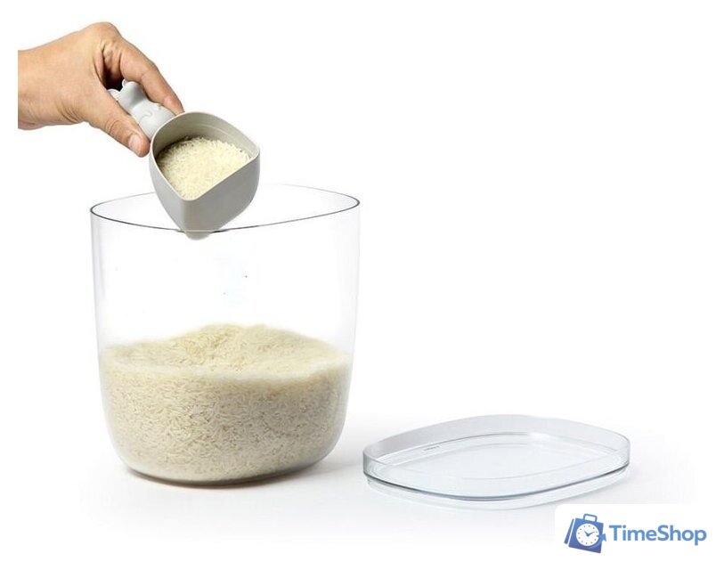 Набор емкостей Qualy Lucky Mouse QL10348-CL-GY - Изображение №3 — Интернет-магазин Time-Shop