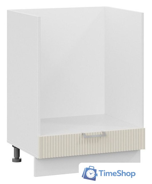 Шкаф напольный Трия Кимберли 1Н6Б (белый/крем) - Изображение №1 — Интернет-магазин Time-Shop
