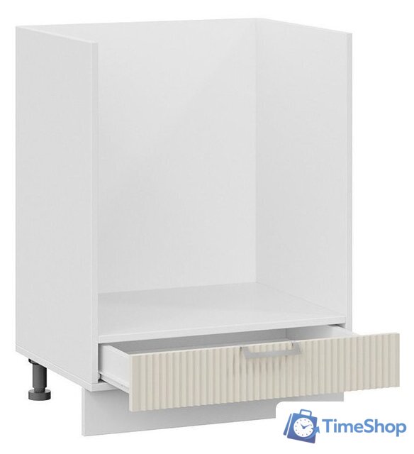 Шкаф напольный Трия Кимберли 1Н6Б (белый/крем) - Изображение №2 — Интернет-магазин Time-Shop