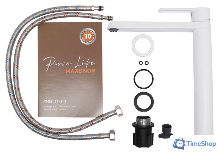 Смеситель Maxonor Pure Life PL11108-7 - Изображение №4 — Интернет-магазин Time-Shop