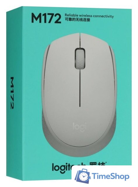 Мышь Logitech M172 (белый) - Изображение №6 — Интернет-магазин Time-Shop