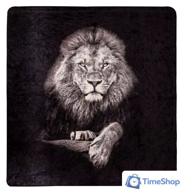 Плед Arya Lion 8680943247339 200x220 (черный) - Изображение №2 — Интернет-магазин Time-Shop