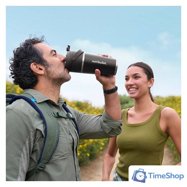 Портативный блендер NutriBullet Flip NBP016B - Изображение №9 — Интернет-магазин Time-Shop