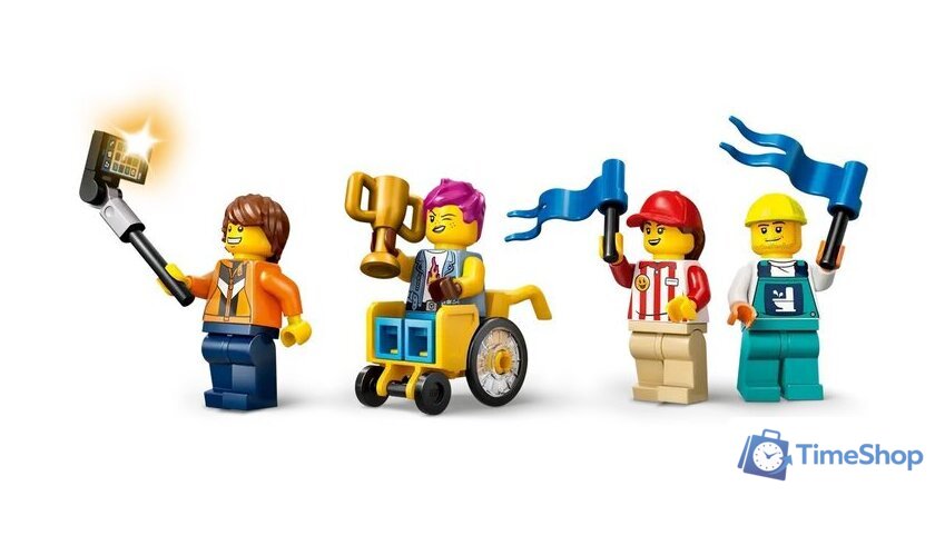 Конструктор LEGO City Без ограничений: трасса с рампами для гоночных авто 60460 - Изображение №8 — Интернет-магазин Time-Shop